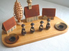 画像8: ヴィンテージ雑貨　木製のキャンドルホルダー (8)