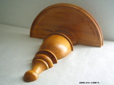 画像4: 北欧ヴィンテージ　木製のウォールシェルフ (4)