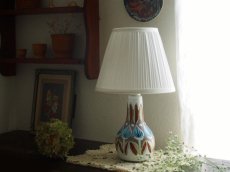 画像1: 北欧ヴィンテージ　NILA Keramik 陶器のテーブルランプ (1)