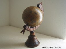 画像5: 北欧ヴィンテージ雑貨　木製の地球儀 (5)