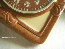 画像9: 【ムーブメント交換済み】ミッドセンチュリー レトロ ドイツ Junghans 陶器の壁掛け時計 (9)