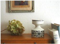 画像3: 北欧ヴィンテージ　Figgjo フィッギオ 陶器のフラワーベース/花器/花瓶 キャンドルスタンド (3)