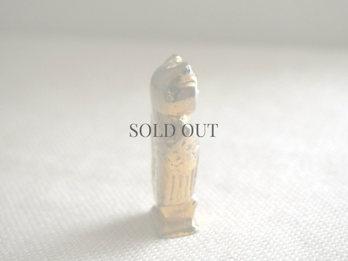 画像5: ミッドセンチュリー レトロ　金属製のフクロウのフィギュア (5)