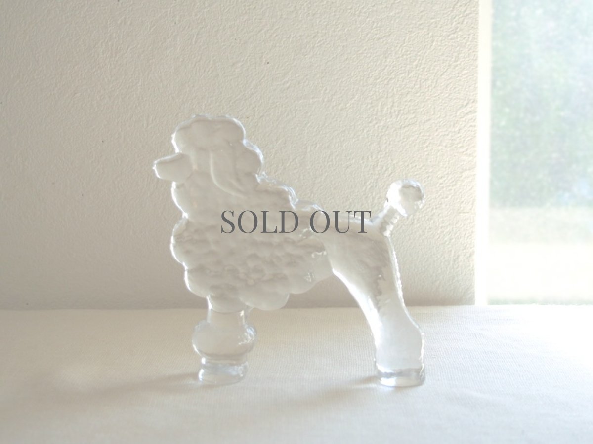 画像3: 北欧ヴィンテージガラス KOSTA BODA Bertil Vallien クリスタルの犬の置物 (3)