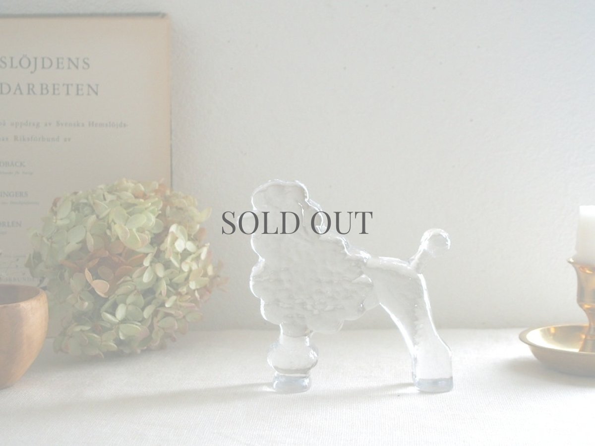 画像2: 北欧ヴィンテージガラス KOSTA BODA Bertil Vallien クリスタルの犬の置物 (2)