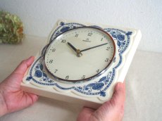 画像12: 【未使用箱付き/ムーブメント交換済み】ミッドセンチュリー レトロ ドイツ GARANT 陶器の壁掛け時計 (12)