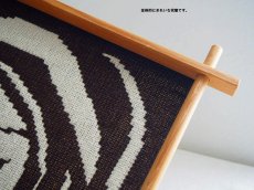 画像2: 北欧ヴィンテージ雑貨　木製フレームの織物タペストリー (2)