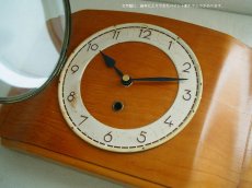 画像7: 【ムーブメント交換済み】ミッドセンチュリー レトロ 木製 ドイツ 木製壁掛け時計 (7)