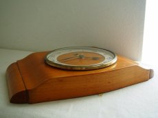 画像10: 【ムーブメント交換済み】ミッドセンチュリー レトロ 木製 ドイツ 木製壁掛け時計 (10)