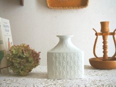 画像1: 北欧ヴィンテージ Rorstrand Gunnar Nylund Domino ロールストランド 陶器のフラワーベース/花器/花瓶 (1)