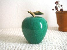 画像3: 北欧ヴィンテージ雑貨　大理石のリンゴの置物 (3)