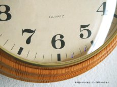 画像5: 【ムーブメント交換済み】ミッドセンチュリー レトロ ドイツ ZEIT 木製壁掛け時計 (5)