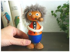 画像7: 北欧ヴィンテージ雑貨　木製の人形/フィギュア (7)