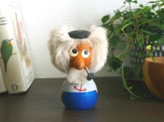画像1: 北欧ヴィンテージ雑貨　木製の人形/フィギュア (1)
