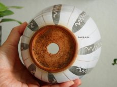 画像10: 北欧ヴィンテージ　Upsala Ekeby 陶器のフラワーポット/受け皿付き (10)
