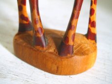 画像5: 北欧ヴィンテージ雑貨　木製のキリンの置物 (5)