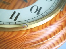画像8: 【ムーブメント交換済み】ミッドセンチュリー レトロ ドイツ Junghans木製壁掛け時計 (8)