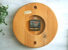 画像10: 【ムーブメント交換済み】ミッドセンチュリー レトロ ドイツ Junghans木製壁掛け時計 (10)