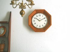 画像2: 【ムーブメント交換済み】北欧ヴィンテージ　Kenny木製壁掛け時計 (2)