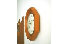 画像4: 【ムーブメント交換済み】北欧ヴィンテージ　Kenny木製壁掛け時計 (4)