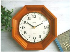 画像1: 【ムーブメント交換済み】北欧ヴィンテージ　Kenny木製壁掛け時計 (1)