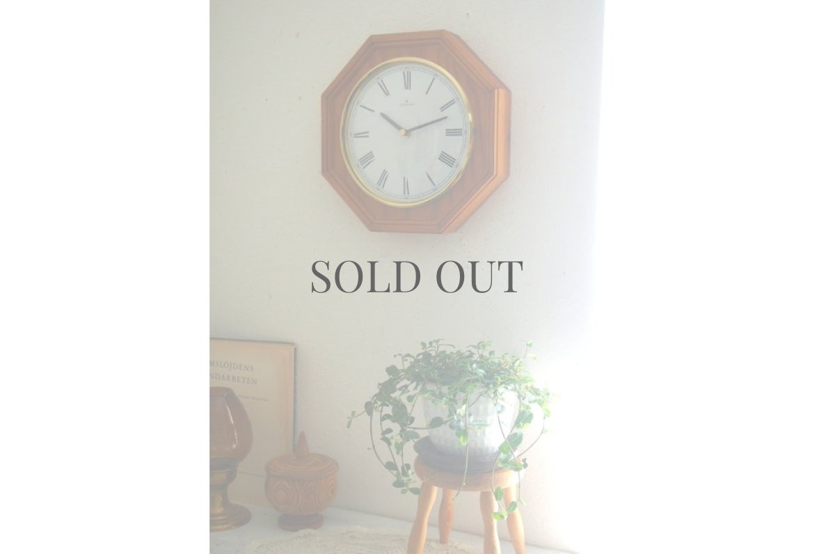 画像3: 【ムーブメント交換済み】ヴィンテージ アンティーク ミッドセンチュリー レトロ ドイツ Junghans 木製の壁掛け時計 (3)