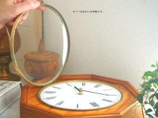 画像4: 【ムーブメント交換済み】ヴィンテージ アンティーク ミッドセンチュリー レトロ ドイツ Junghans 木製の壁掛け時計 (4)