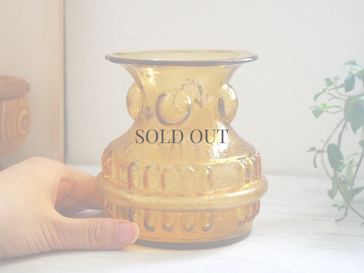 画像8: 北欧ヴィンテージ　Flygsfors Glasbruk ガラスのフラワベース/花器/花瓶 (8)