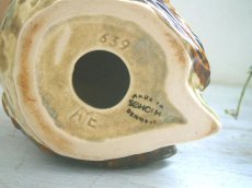 画像6: 北欧ヴィンテージ　SOHOLM 陶器のフクロウの置物 フィギュア (6)
