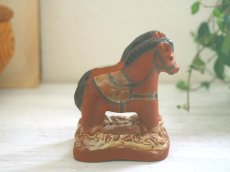 画像2: 北欧ヴィンテージ　 Rutebo keramik 陶器の馬の置物 (2)