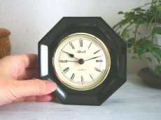 画像4: ミッドセンチュリー レトロ ドイツ Hermle 陶器の置き時計 (4)