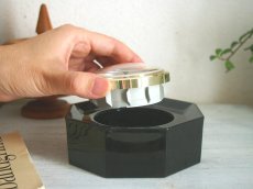 画像6: ミッドセンチュリー レトロ ドイツ Hermle 陶器の置き時計 (6)