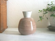 画像1: 北欧ヴィンテージ　Toreboda Keramik 陶器のフラワーベース/花器/花瓶 (1)