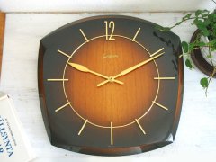 ミッドセンチュリー レトロ　Junghans 木製の壁掛け時計