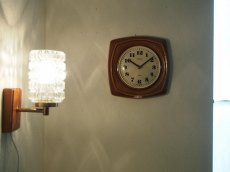 画像4: 【ムーブメント交換済み】ミッドセンチュリー レトロ ドイツ KIENZLE 陶器の壁掛け時計 (4)