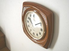 画像6: 【ムーブメント交換済み】ミッドセンチュリー レトロ ドイツ KIENZLE 陶器の壁掛け時計 (6)
