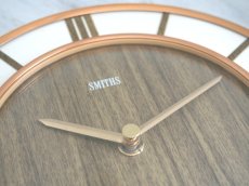 画像9: 【ムーブメント交換済み】ミッドセンチュリー レトロ Smiths 木製壁掛け時計  (9)