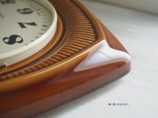 画像10: 【ムーブメント交換済み】ミッドセンチュリー レトロ ドイツ KIENZLE 陶器の壁掛け時計 (10)
