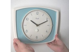 画像8: ミッドセンチュリー レトロ ドイツ KIENZLE 陶器の壁掛け時計 (8)