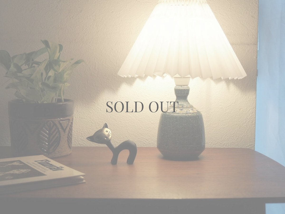 画像3: ミッドセンチュリー レトロ　真鍮製のネコのペン置き (3)