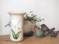 画像2: 北欧ヴィンテージ　Gabriel 陶器のフラワベース/花器/花瓶 (2)