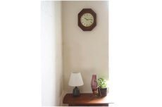 画像4: 【ムーブメント交換済み】ミッドセンチュリー レトロ ドイツ Junghans 木製の壁掛け時計 (4)