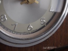 画像14: 【ムーブメント交換済み】ミッドセンチュリー レトロ ドイツ 木の置き時計 (14)