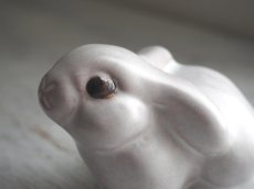 画像9: 北欧ヴィンテージ　jie 陶器のウサギの置物  (9)
