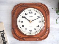 画像1: 【ムーブメント交換済み】ミッドセンチュリー レトロ ドイツ Pallas 陶器の壁掛け時計 (1)