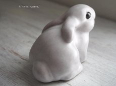 画像8: 北欧ヴィンテージ　jie 陶器のウサギの置物  (8)