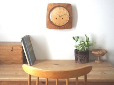 画像4: 【ムーブメント交換済み】ミッドセンチュリー レトロ 木製 ドイツ Garant 木製壁掛け時計 (4)
