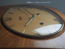 画像13: 【ムーブメント交換済み】ミッドセンチュリー レトロ 木製 ドイツ Garant 木製壁掛け時計 (13)