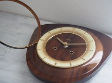 画像10: 【ムーブメント交換済み】ミッドセンチュリー レトロ 木製 ドイツ Elme木製壁掛け時計 (10)