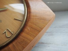 画像12: 【ムーブメント交換済み】ミッドセンチュリー レトロ 木製 ドイツ Garant 木製壁掛け時計 (12)